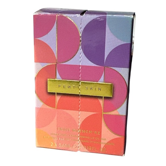 FENTY‎ SKIN FRUIT QUENCH'RZ Hydrating Lip Oil Duo Melon Cherry 0.19oz Each BNIB - Picture 1 of 2
